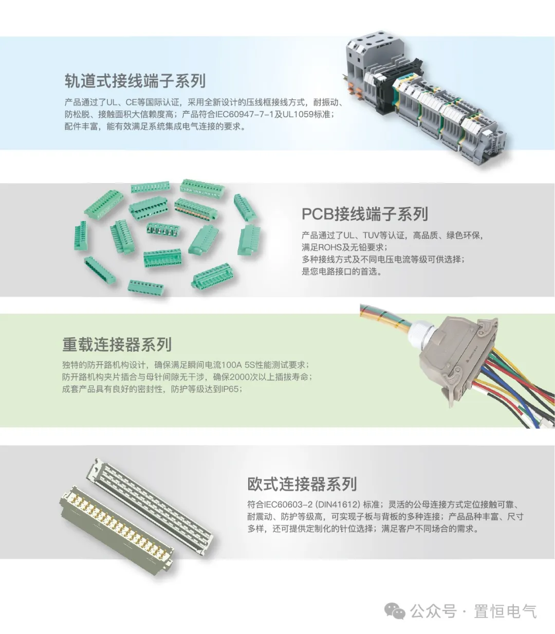 置恒卓能参展产品类型